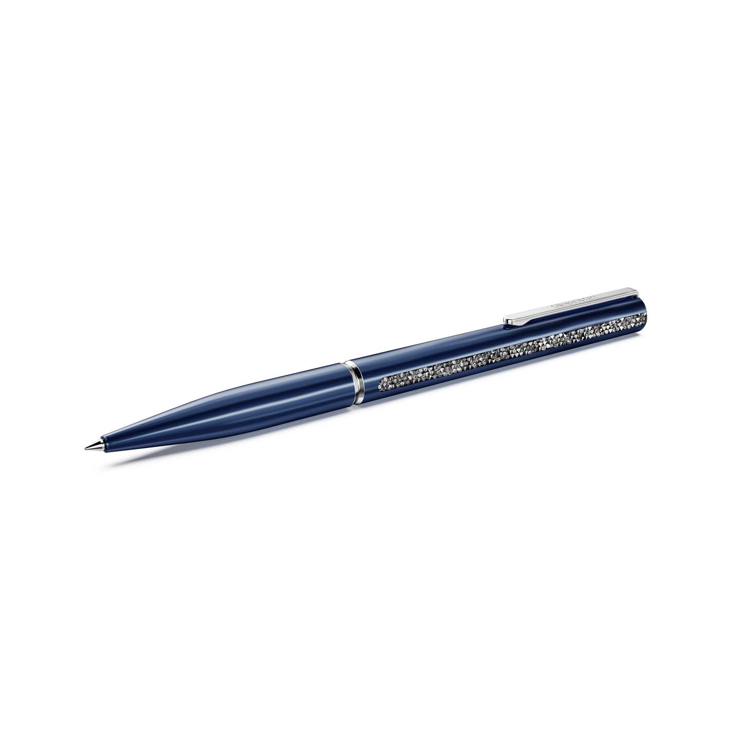 Penna a sfera Crystal Shimmer Glide, Blu, Laccato blu, cromato