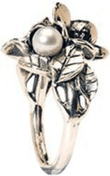 ANELLO BIANCOSPINO CON PERLA MIS. 13