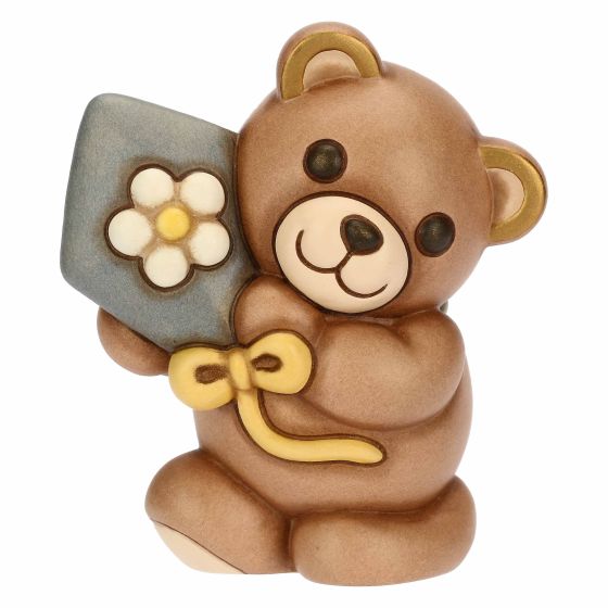 Teddy Primavera in ceramica con aquilone, medio