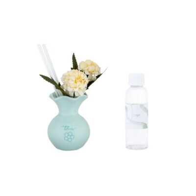 Confezione regalo mini diffusore con fiori, blu
