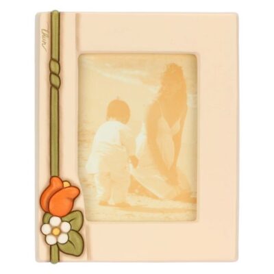 Portafoto in ceramica con fiori Country Bloom, grande