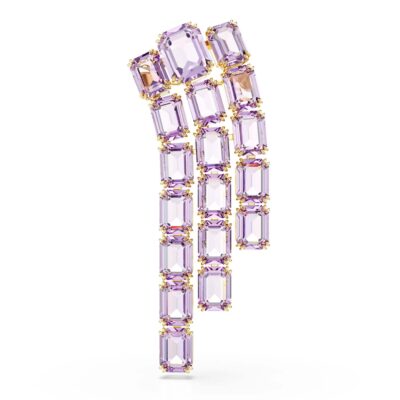 Spilla Millenia, Taglio ottagonale, Placcato color oro
