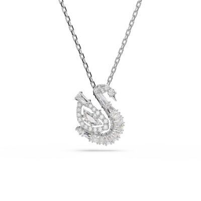 Pendente Swan, Taglio misto, Cigno, Bianco