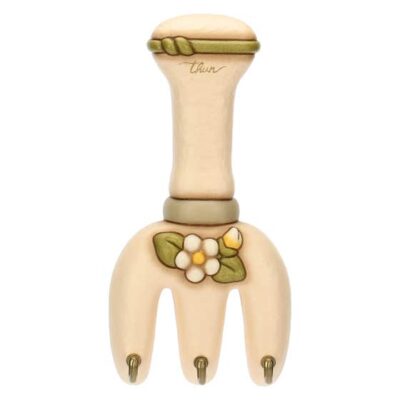 Appendichiavi 3 ganci in ceramica Country Bloom