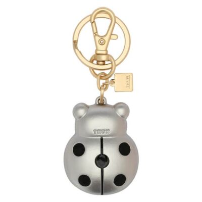 Portachiavi in metallo coccinella