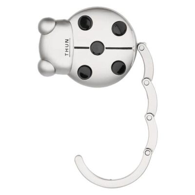 Gancio portaborsa in metallo coccinella