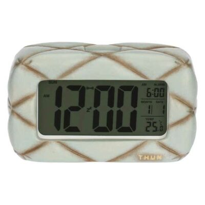 Orologio da tavolo digitale in ceramica Plumé