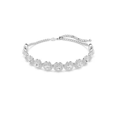 Girocollo Una Angelic, Bianco, Placcato rodio