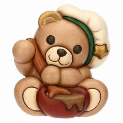 Teddy chef in ceramica, medio
