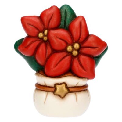 Stella di Natale in ceramica, media