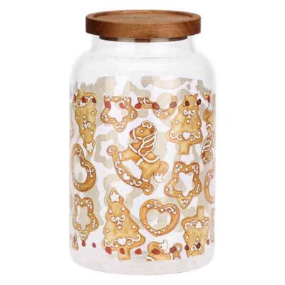 Biscottiera in vetro Thunland