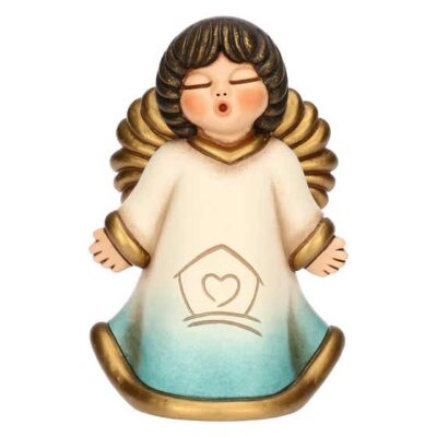 Angelo della famiglia in ceramica, piccolo