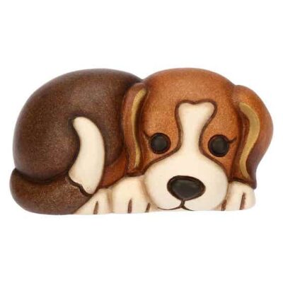 Mini beagle Bigo in ceramica