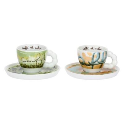 Set 2 tazze medie con piattino, Vogliadi